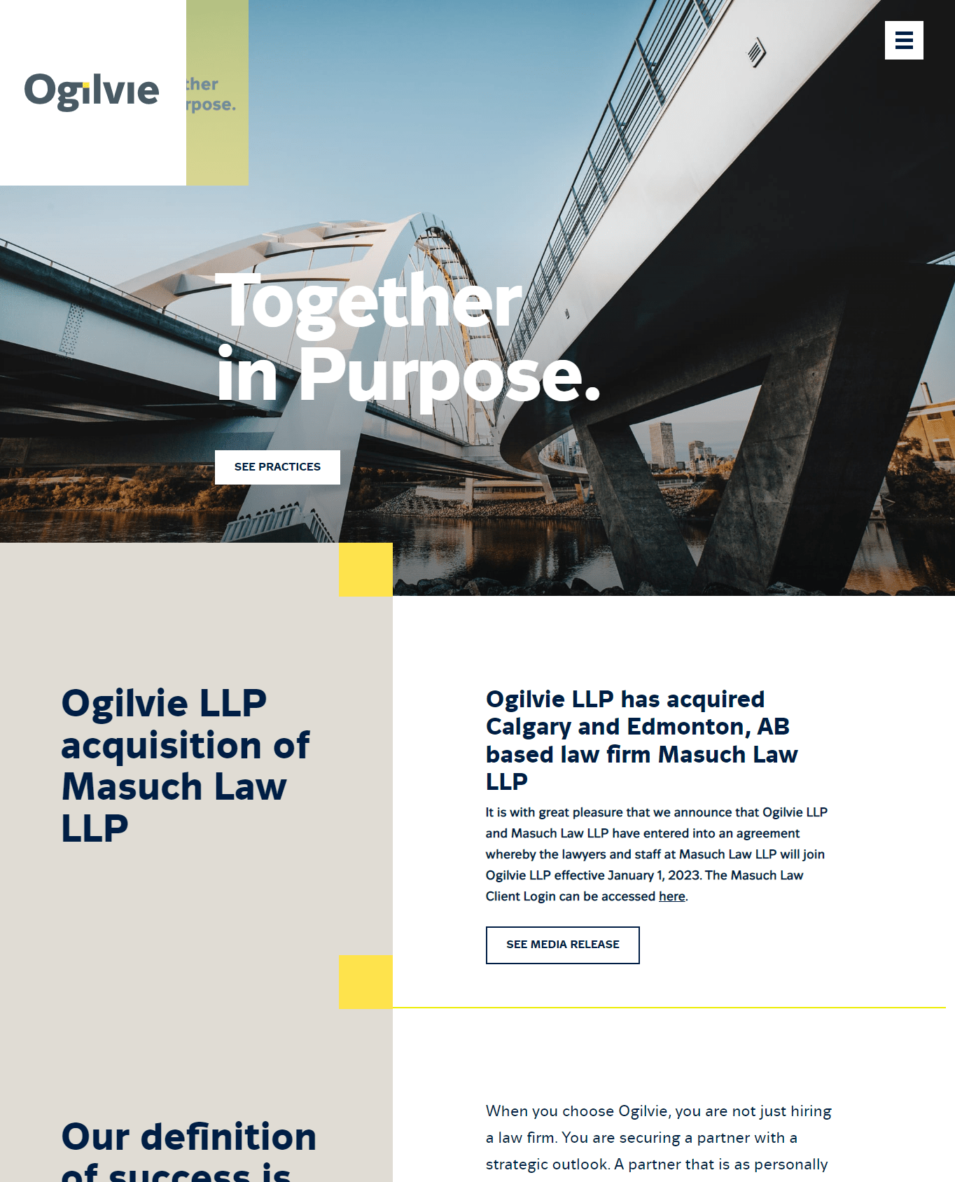 Ogilvie law firm website