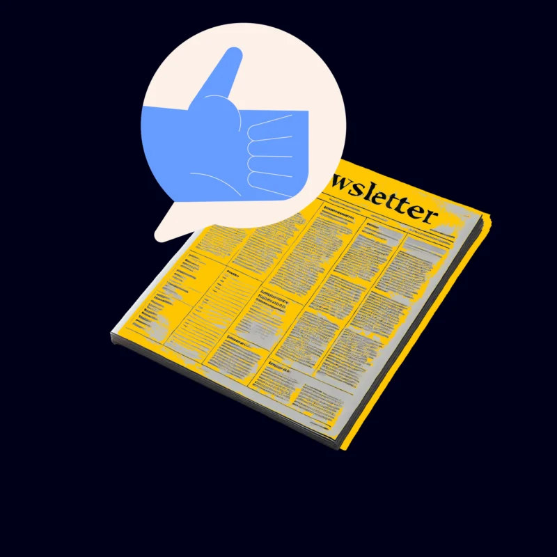 Newsletter approval icon